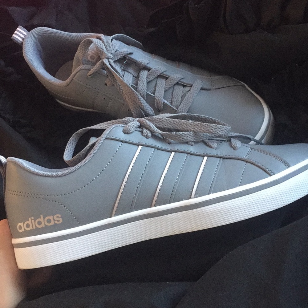 Rare rose gold and grey Adidas Shoes